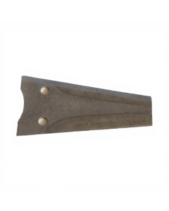Starlight 750 Tractor Harvester Grass Shredder Blade Stainless Steel 3mm Thickness Double Hole 150x40mm
