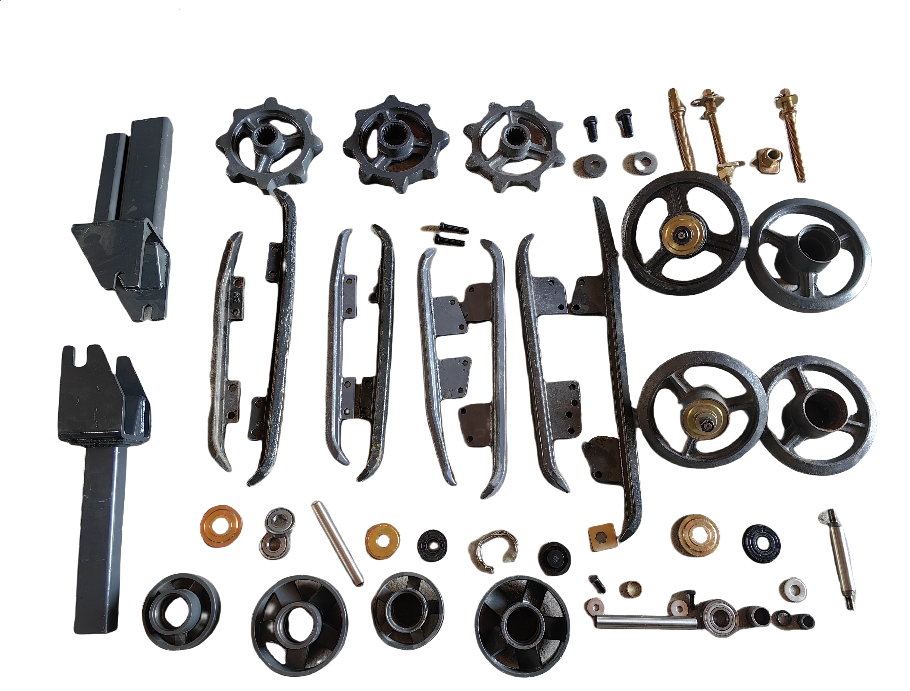 Aihe New Rotary Tiller Accessories X2X3X5 Cast Steel Guide Rail Anti-Release Rod Welding Thickening Front/Rear